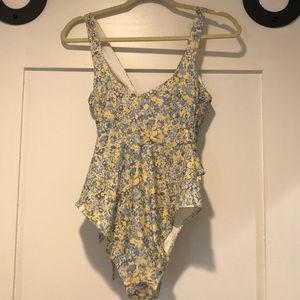 Summersalt Floral Wrap One Piece